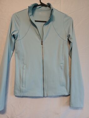 Gilly Hicks Light Blue Full-Zip  Active  Jacket